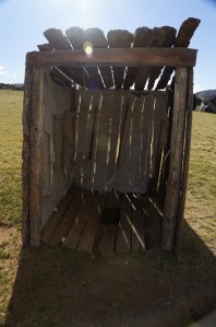 mongolisches Klo von innen...