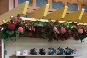 Äpfel und Birnen Deko