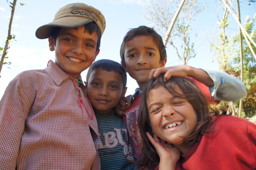 Kinder bei Nagarkot