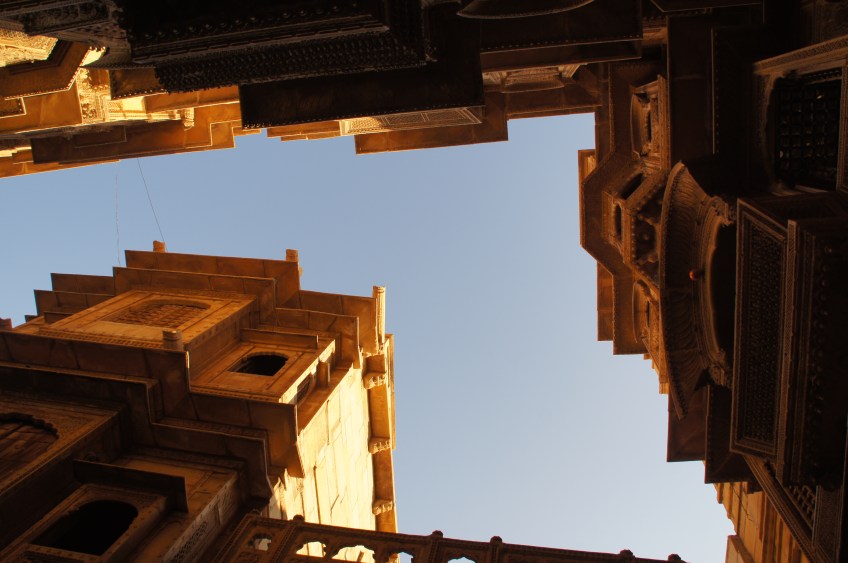 Gebäude-Tetris in Jaisalmer